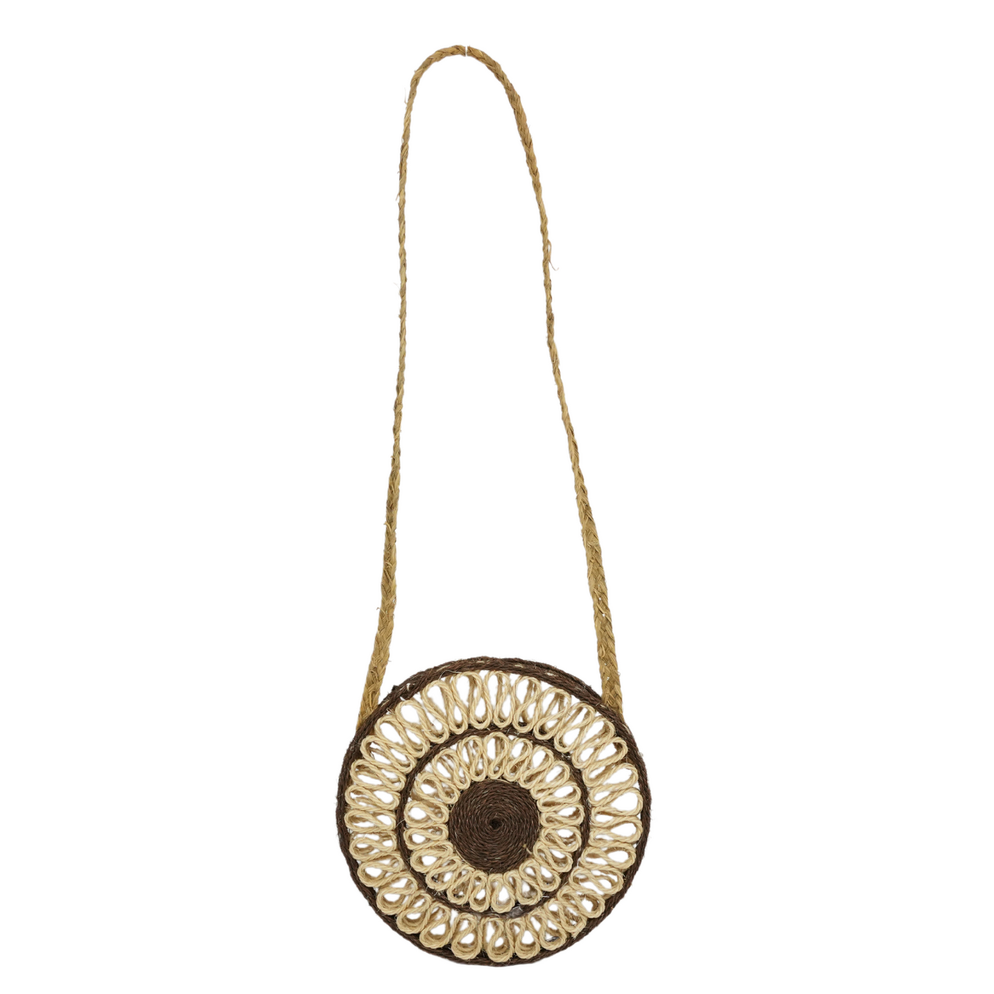 BOLSO ESPIRAL MARRON
