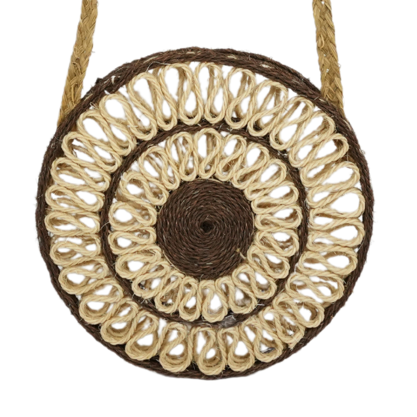 BOLSO ESPIRAL MARRON