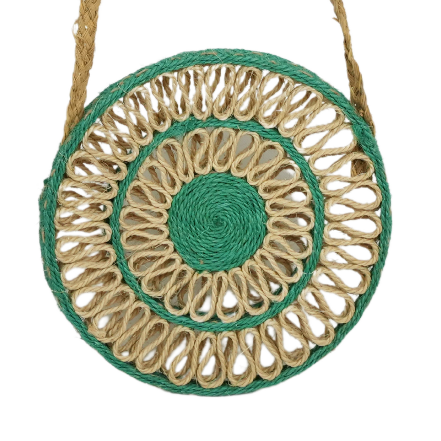 BOLSO ESPIRAL VERDE